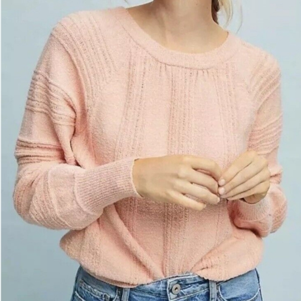 Meadow Rue Anthropologie Boucle Sweater